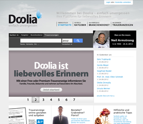 Gedenkportal doolia.de